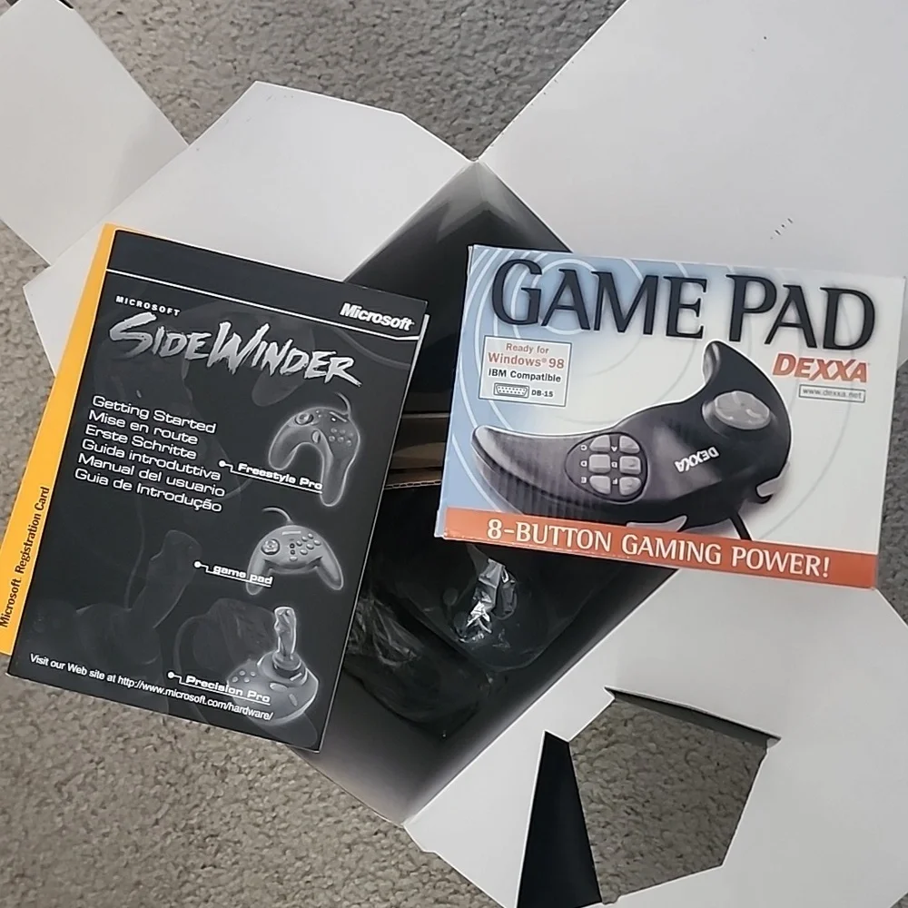 Microsoft SideWinder Precision Pro Gaming Joystick With Game Pad